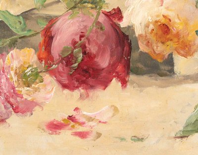 Edmond Van Coppenolle (1846–1914) – Großes Stillleben mit Blumen