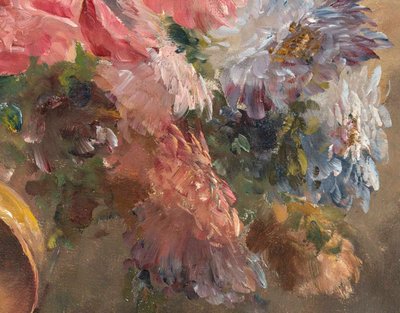 Edmond Van Coppenolle (1846–1914) – Großes Stillleben mit Blumen