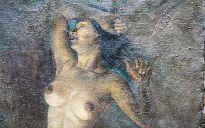 NU Huile sur toile