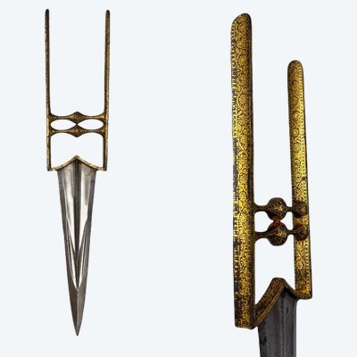 Dagger called Katar Djamadhar - Mughal Empire, India - Early 19th century