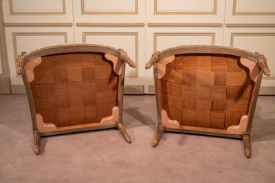Paire de bergères à oreilles