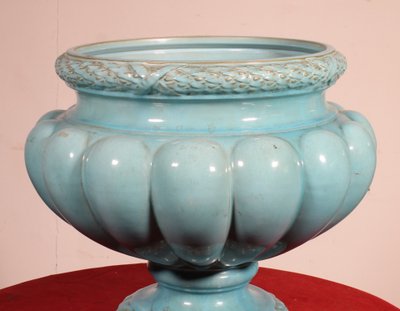 Glazed Ceramic Planter, Late 19th Century