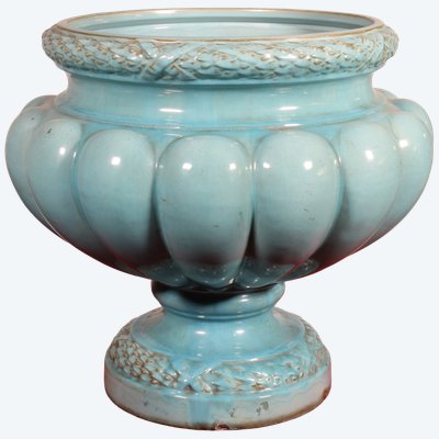 Glazed Ceramic Planter, Late 19th Century