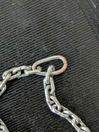 Vintage French Silver Fish Keychain