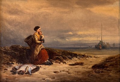 Retour de pêche d'après Friedrich Fritz Hildebrandt