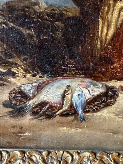 Retour de pêche d'après Friedrich Fritz Hildebrandt