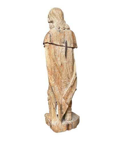 Sculpture en bois de Saint Roch - XVIIème siècle 
