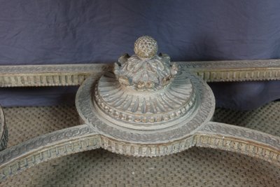 console XX en bois peint