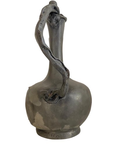 Pichet Art Nouveau en Etain Signé Alfred Barye (1839-1905).