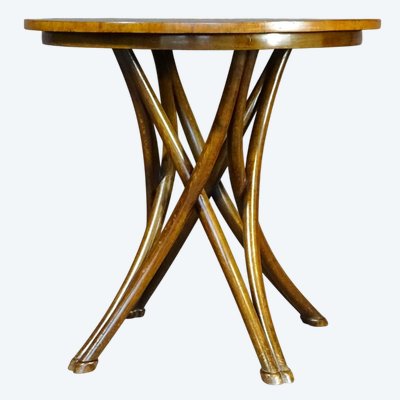 THONET Round Table No. 14, known as the "Mikado," circa 1890