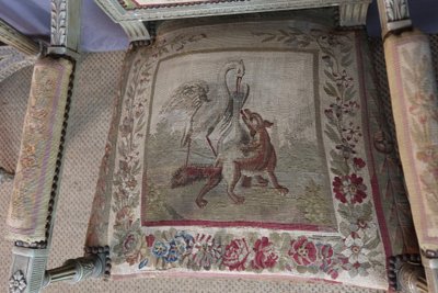 Paire de fauteuils directoire XIX 