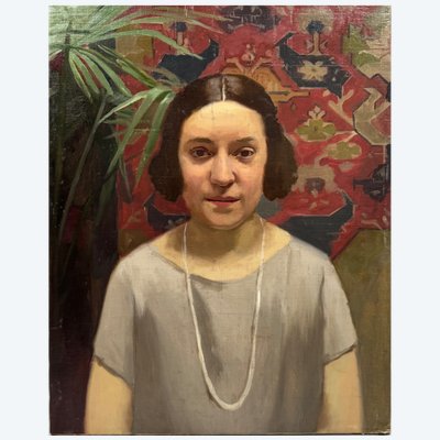 Portrait d’une jeune femme années 30