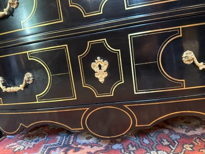 COMMODE DE STYLE REGENCE attribuée à la maison JAENSENS 