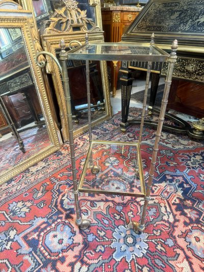 TABLE SERVANTE ATTRIBUEE A LA MAISON BAGUES ANNEE 50
