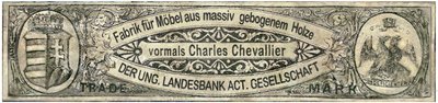Chaise de Fiume, 1885 (Landesbank) no Thonet, bois -courbé