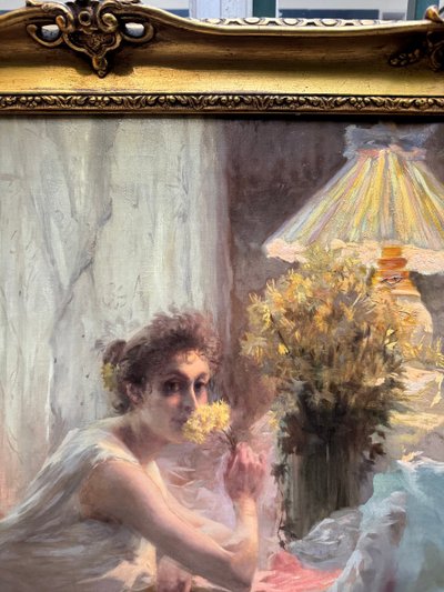 Albert Bréauté (1854-1941) - Tableau Après le bal, 1894