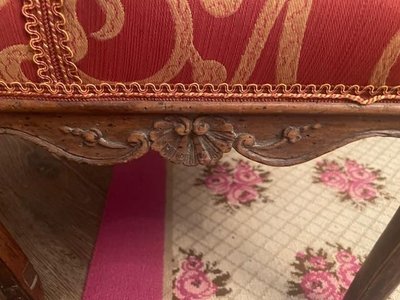 Paire de fauteuils 18 ème d'époque Régence