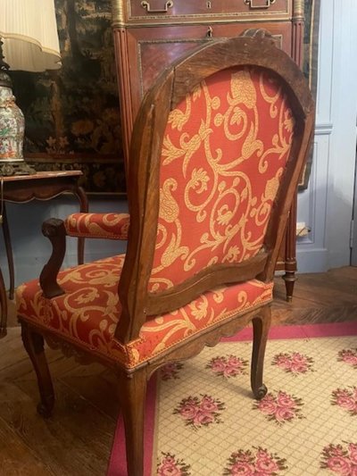 Paire de fauteuils 18 ème d'époque Régence