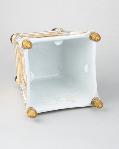 Porcelain Flower Box, Bordeaux Verneuilh Factory, 18th Century