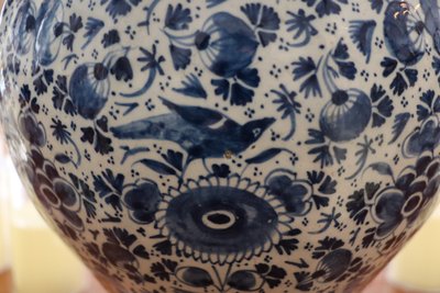 Vase en faïence de Delft XVIIème