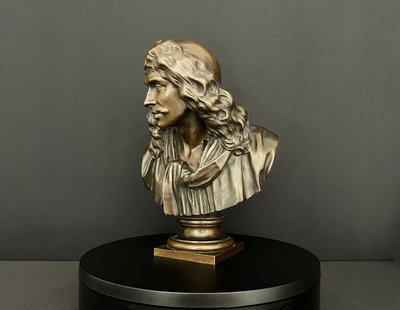 Buste en bronze de Molière – F. Barbedienne, XIXe siècle