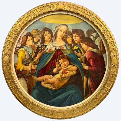 "The Virgin with the Pomegranate," after Sandro Botticelli