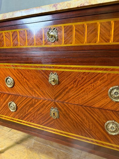 Commode Louis XVI fin XIXème