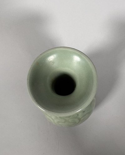 Longquan Celadon Stoneware Vase, Yuan-Ming Dynasties - China