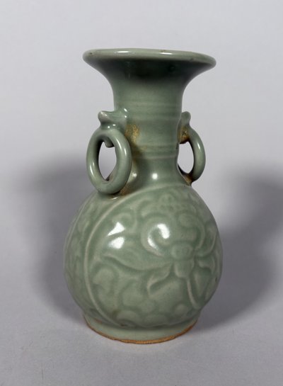 Longquan Celadon Stoneware Vase, Yuan-Ming Dynasties - China