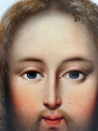 Il Volto Sacro di Cristo su rame
