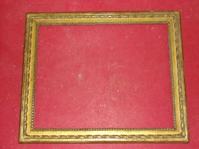 18th-century Louis XVI giltwood frame.