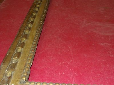 18th-century Louis XVI giltwood frame.