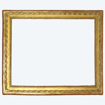 18th-century Louis XVI giltwood frame.