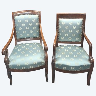 Restoration-era armchairs