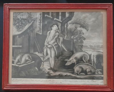 3 gravures anciennes Johann Jacobus Haid 1704/1767