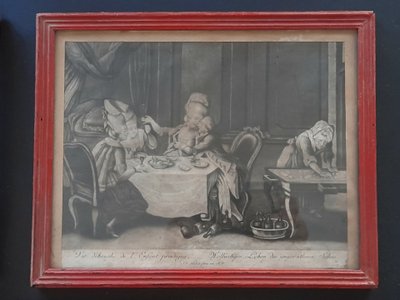 3 gravures anciennes Johann Jacobus Haid 1704/1767