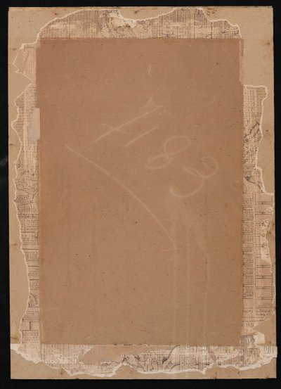 École FRANÇAISE fin XVIIIème siècle, Portrait de jeune femme, dessin ancien signé Augustin