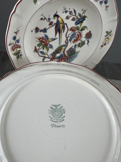 Important Villeroy & Boch “phoenix” Dinner Service, 61 Pieces, 20th Century