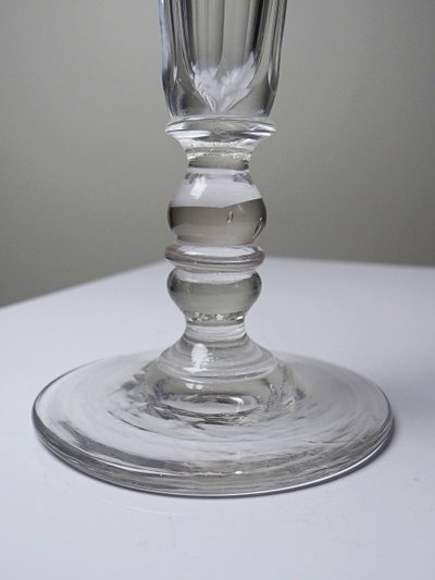 Rare coupe à champagne, champenoise ancienne attribuée à Baccarat, Napoleon III