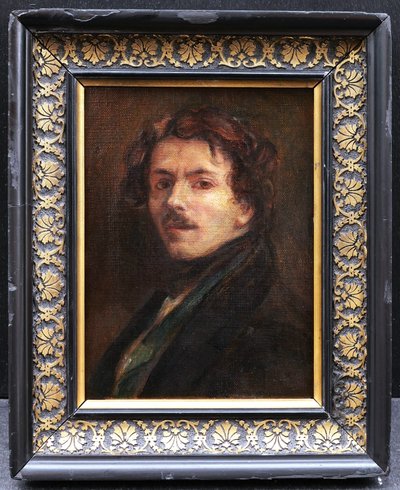Renée FARALICQ-MÉRY d'après Eugène DELACROIX, Autoportrait de Delacroix, tableau