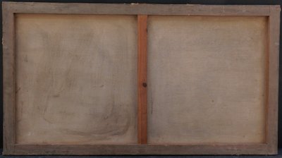 École FRANÇAISE XIXème siècle, Paysans dans la tempête (scène de chouannerie?), tableau