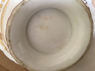19th-century dessert set 