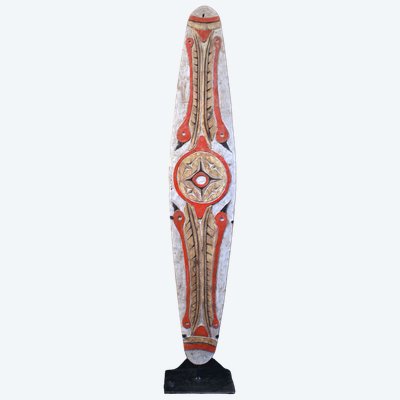 Zier-Schild, ozeanische Kunst, Stammeskunst, primitive Kunst, Ozeanien, 130 cm