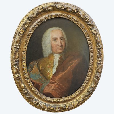 Porträt eines Edelmanns – Französische Schule, Anfang des 18. Jahrhunderts
