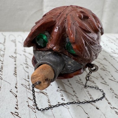 Corozo snuffbox, marine work, musical attributes, early 19th century