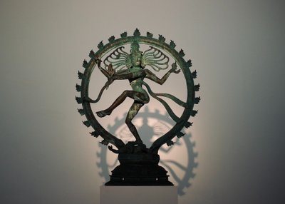 Shiva Nataraja en bronze, Inde, années 50