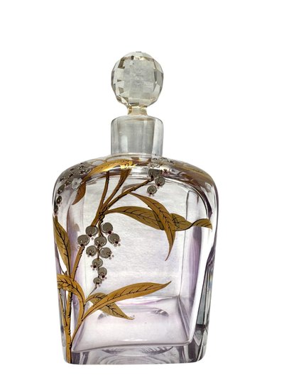 Service à liqueur à décor des muguets, vers 1900