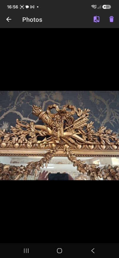 Specchio dell'epoca di Napoleone III, 179 x 109
