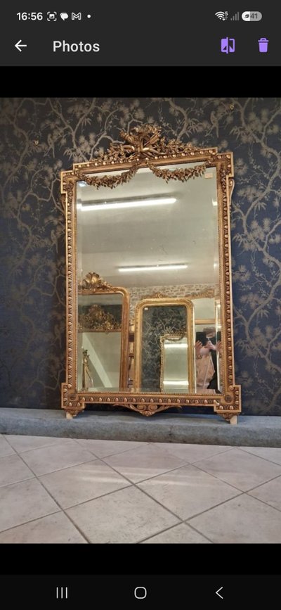 Specchio dell'epoca di Napoleone III, 179 x 109