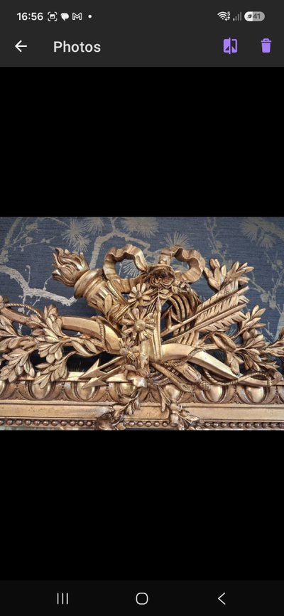 Specchio dell'epoca di Napoleone III, 179 x 109